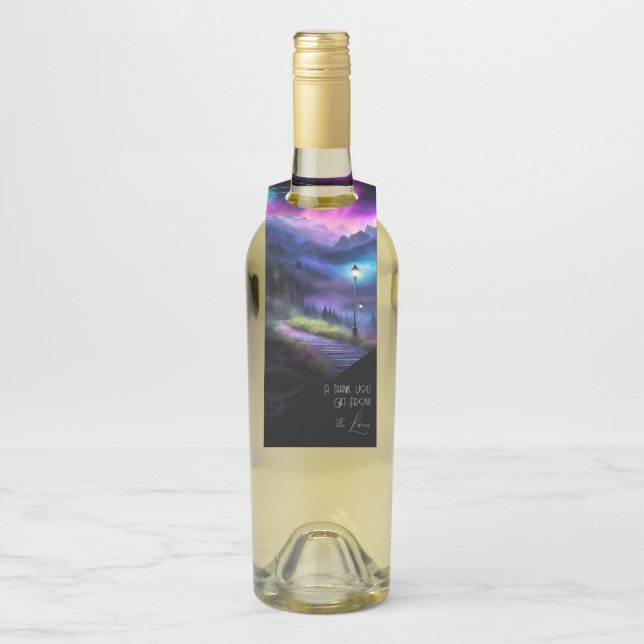 Étiquettes Pour Bouteilles Forêt enchantée (Sur bouteille)