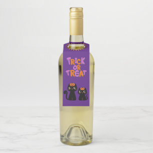Étiquettes Pour Bouteilles Halloween/Automne/Automne/citrouille/chat