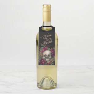 Étiquettes Pour Bouteilles Halloween, Crâne, Halloween gothique, Fournitures