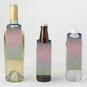 Étiquettes Pour Bouteilles Horizon Pastel