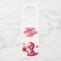 Joli dinosaure de la Saint-Valentin