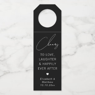Étiquettes Pour Bouteilles Joue pour aimer le rire et le bonheur toujours apr