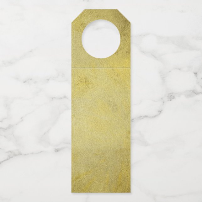 Étiquettes Pour Bouteilles Modèle d'or classique de texture (Devant)