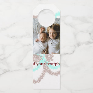 Étiquettes Pour Bouteilles simple minimum AJOUTER VOTRE PHOTO TEXTE parties s