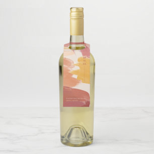 Étiquettes Pour Bouteilles Soleil de Terracotta   Mariage de monogramme