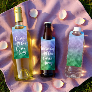 Étiquettes Pour Bouteilles Vallée Pastel Murmurante