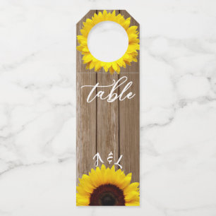 Étiquettes Pour Bouteilles Vin de nombre de Tableau de mariage de regard de