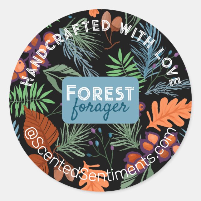 Étiquettes produit de fabrication de bougies parfu (Devant)