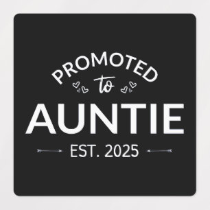 Étiquettes Promu À Tante Est. 2025 II