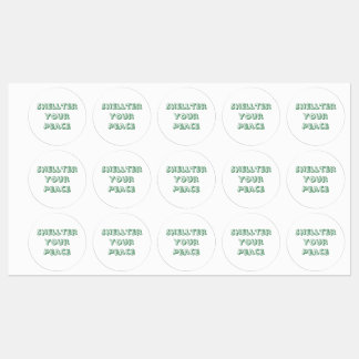 Étiquettes Rasez votre paix