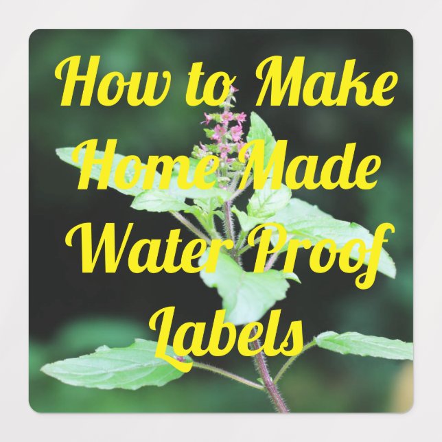 Étiquettes Résiste à l'eau (Design 3)