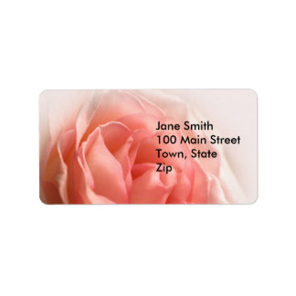Étiquettes roses