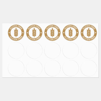 Étiquettes Sans gluten