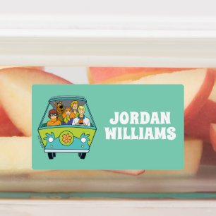 Étiquettes Scooby-Doo & Gang Mystery Machine   Ajouter un nom