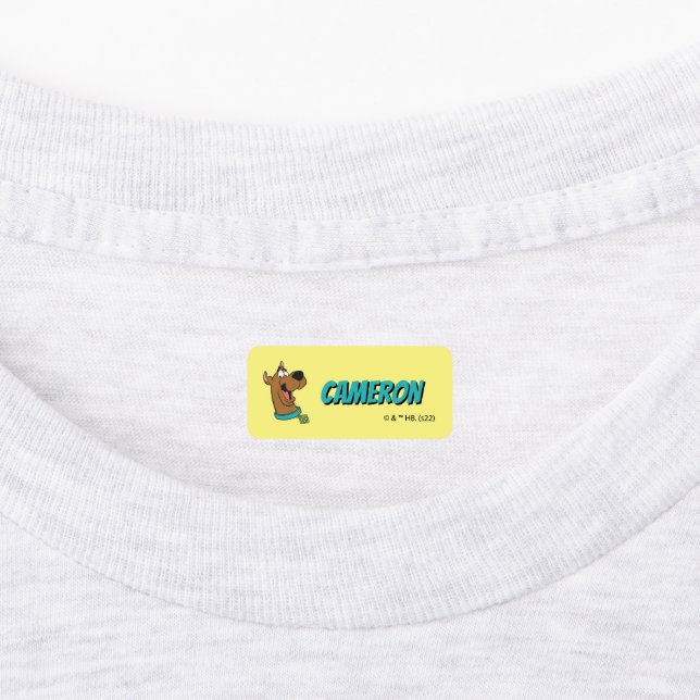 Étiquettes Scooby-Doo Joyeux Visage (Apposé)