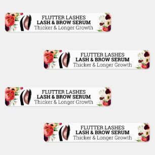 Étiquettes Sérum Lash Et Brow