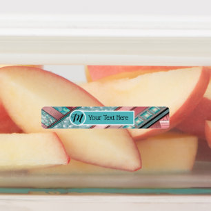 Étiquettes Silken Stripes Géométrique - Custom skinny Rectang