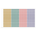 Simple Boho Rainbow Kids Waterproof Nom
