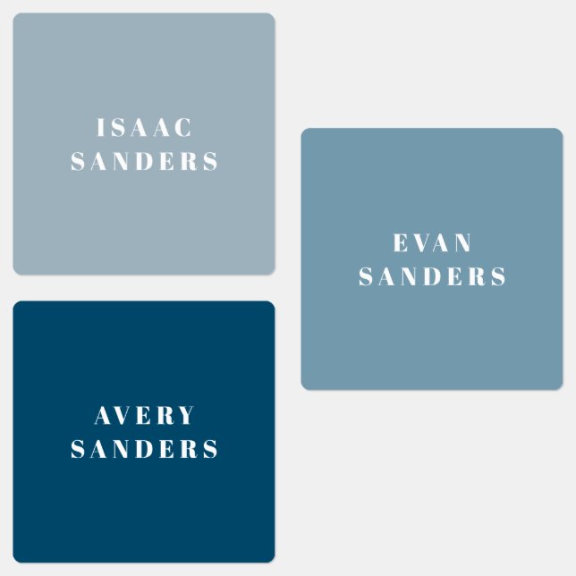 Étiquettes Simple Boys Nom étanche (Groupe)