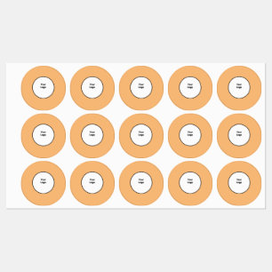 Étiquettes Simple logo personnalisé minimal élégant ici entre