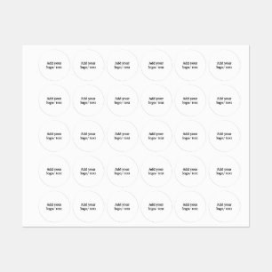 Étiquettes Simple minimaliste élégant ajouter votre texte cla