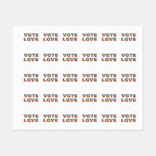 Étiquettes SlipperyJoe vote amour égalité fourrure arc-en-cie