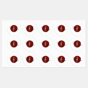 Étiquettes Song_Drum Feuille d'autocollants étanche en éther