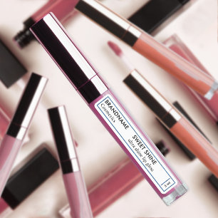 Étiquettes Tint à lèvres et brillant Chic Bleu clair produit