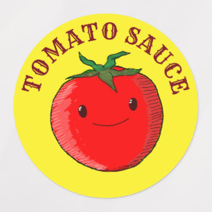 Étiquettes Tomate de carton mignon
