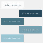 Type simple Boho Kids étanche Nom