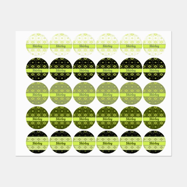Étiquettes Un Fer Personnalisé Sur Le Logo De Vêtements (Feuille)