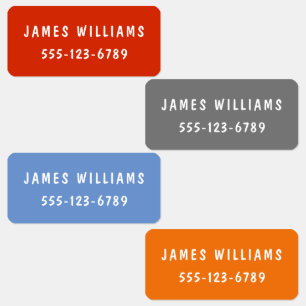 Étiquettes Vêtement personnalisé moderne personnalisé minimal