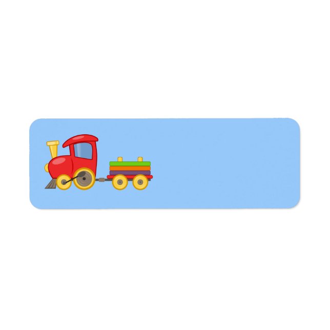 Étiquettes vierges du train Choo Choo (Devant)