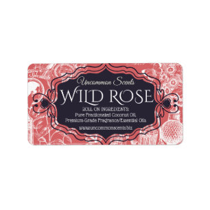 Étiquettes vintages de lotions de parfum de parfu