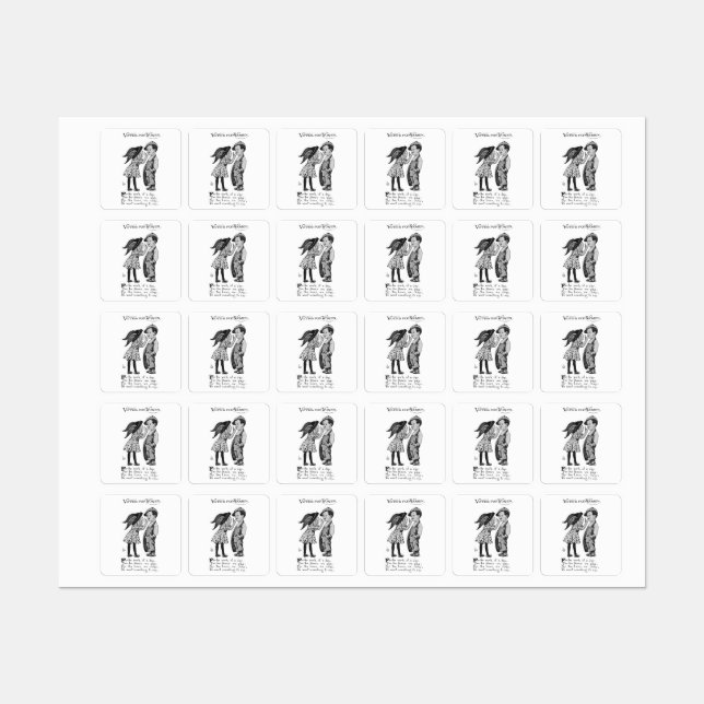 Étiquettes Votes Pour Les Femmes (Feuille)