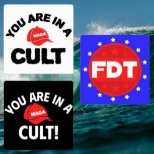 Étiquettes Vous Êtes Dans Un Cult + FDT   Feuille d'autocolla