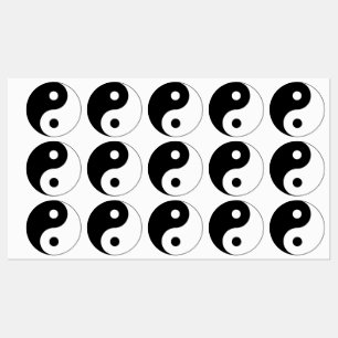Étiquettes Yin Yang