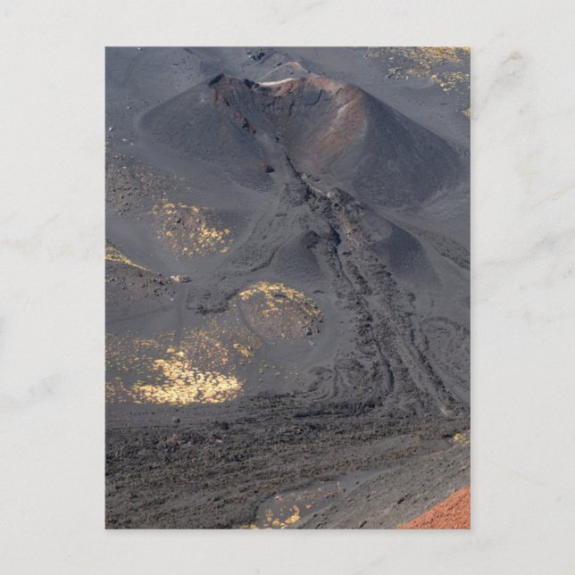 Etna crater 2 postcard (Front)