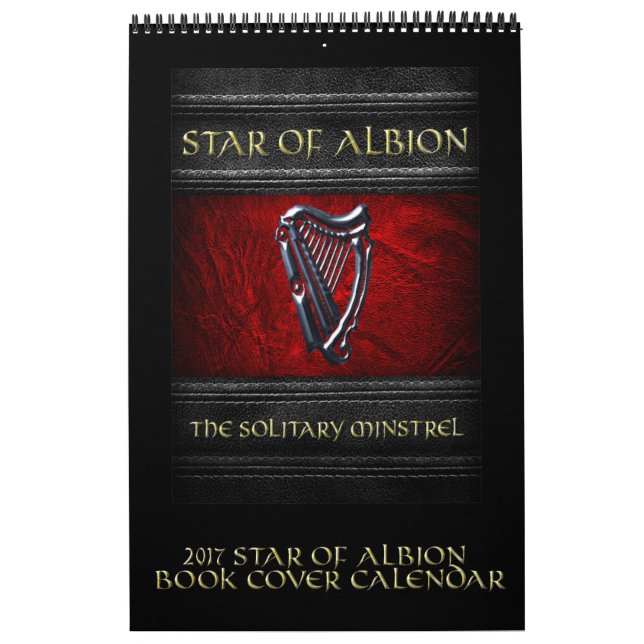 Étoile 2017 de calendrier de couverture de livre (Protection)