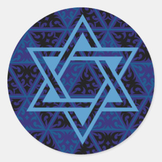 Étoile bleue de David Stickers