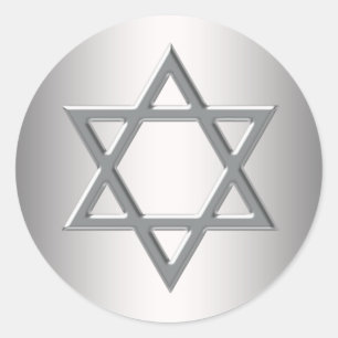 Étoile d'argent de David Stickers