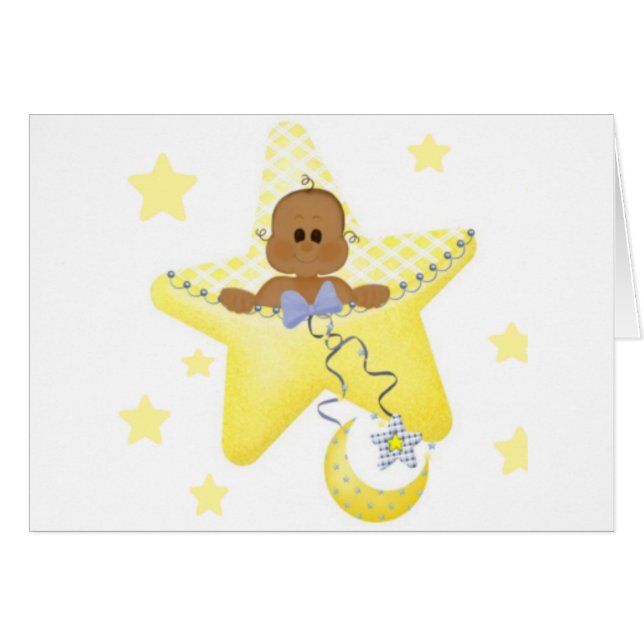 Étoile de bébé d'Afro-américain (Devant horizontal)