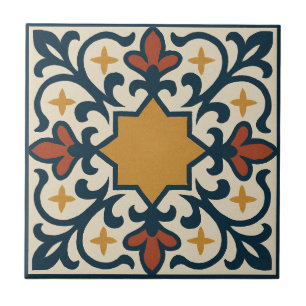 Étoile de Cordoue – Dessin de carreau classique ma