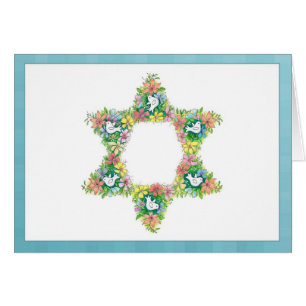 Étoile de David florale