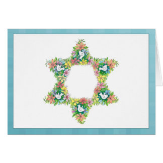 Étoile de David florale