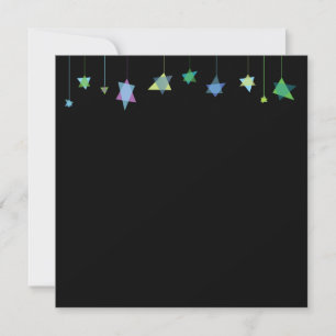 Étoile de David Invitation Bar Bat Mitzvah Juive