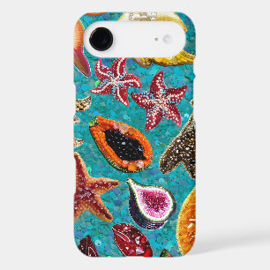 Étoile de mer tropicale perlée à motif de sequins