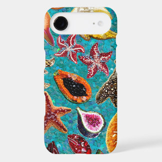 Étoile de mer tropicale perlée à motif de sequins