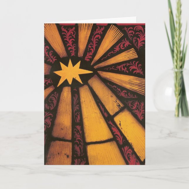 Étoile de Noël - Carte (Devant)