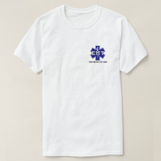 Etoile De Vie Personnalisée Blanc EMS, T-shirt EMT